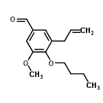 CAS#: 128139-63-9， 3-Allyl-4-Butoxy-5-Methoxy-Benzaldehyde