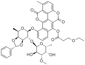 CAS#: 128201-92-3， 6-O-(3-Ethoxypropionyl)-3',4'-O-Exo-Benzylidenechartreusin