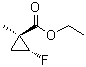CAS 登录号：128230-92-2， (1S,2R)-2-氟-1-甲基环丙烷羧酸乙酯