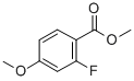 structure of CAS# 128272-26-4, Methyl 2-Fluoro-4-Methoxybenzoate;METHYL 2-FLUORO-4-METHOXYBENZOATE