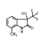 CAS#: 128350-90-3， 3-Hydroxy-7-Methyl-3-(Trifluoromethyl)-1,3-Dihydro-2H-Indol-2-One