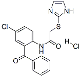 CAS#: 128433-25-0， N-(2-Benzoyl-4-Chlorophenyl)-2-(1H-Imidazol-2-Ylthio)-Acetamide Hydrochloride