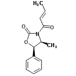 CAS#: 128440-43-7， (4S,5R)-3-[(2E)-2-Butenoyl]-4-Methyl-5-Phenyl-1,3-Oxazolidin-2-One