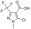 structure of CAS# 128455-63-0, 5-Chloro-1-Methyl-3-(Trifluoromethyl)-1H-Pyrazole-4-Carboxylicacid;5-Chloro-1-Methyl-3-(Trifluoromethyl)-4-Pyrazolecarboxylate;Zinc02558767