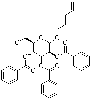 CAS#: 128503-37-7， 4-Penten-1-Yl 2,3,4-Tri-O-Benzoyl-D-Mannopyranoside