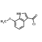 CAS#: 128717-78-2， 7-Methoxy-1H-Indole-3-Carbonyl Chloride
