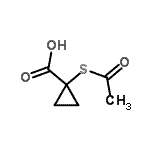 CAS#: 128732-54-7， 1-(Acetylsulfanyl)Cyclopropanecarboxylic Acid