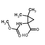 CAS#: 128753-44-6， 1-[(Methoxycarbonyl)Amino]-2,2-Dimethylcyclopropanecarboxylic Acid
