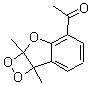 CAS#: 128753-86-6， 1-(2alpha,7beta-Dihydro-2alpha,7beta-Dimethyl-1,2-Dioxeto[3,4-b]Benzofuran-4-Yl)-Ethanone