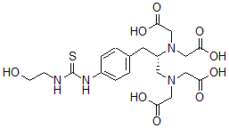 CAS#: 128817-30-1， 2-[[(2S)-1-(Bis(Carboxymethyl)Amino)-3-[4-(2-Hydroxyethylcarbamothioylamino)Phenyl]Propan-2-Yl]-(Carboxymethyl)Amino]Acetic Acid