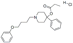 CAS#: 128864-82-4， [1-(4-Phenoxybutyl)-4-Phenylpiperidin-4-Yl] Propanoate Hydrochloride