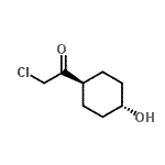 CAS#: 128882-64-4， 2-Chloro-1-(trans-4-Hydroxycyclohexyl)Ethanone