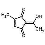 CAS#: 128886-99-7， (2Z)-2-(1-Hydroxyethylidene)-4-Methyl-4-Cyclopentene-1,3-Dione