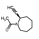 CAS#: 128960-05-4， 1-[(2R)-2-Ethynyl-1-Azepanyl]Ethanone