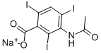 结构式 CAS# 129-63-5, 醋碘苯酸钠