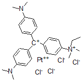 CAS#: 129037-04-3， Tetrachloroplatinate dianion-methyl green complex