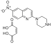 CAS#: 129047-05-8， 6-Nitro-2-(1-Piperazinyl)-Quinoline Maleate