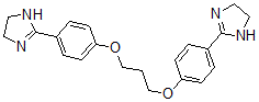 CAS 登录号：129073-92-3， 2-[4-[3-[4-(4,5-二氢-1H-咪唑-2-基)苯氧基]丙氧基]苯基]-4,5-二氢-1H-咪唑