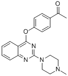 CAS#: 129112-42-1， 4-(2-(4-Methyl-1-Piperzinyl)-4-Quinazolinyloxy)-Acetophenol