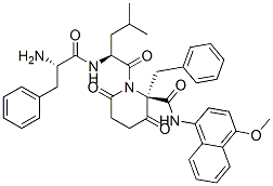 CAS#: 129219-63-2， 4-[[(2S)-1-[[(2S)-1-[[(2S)-2-[(2-Methoxynaphthalen-1-Yl)Amino]-3-Phenylpropanoyl]Amino]-4-Methyl-1-Oxopentan-2-Yl]Amino]-1-Oxo-3-Phenylpropan-2-Yl]Amino]-4-Oxobutanoic Acid
