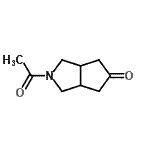 CAS#: 129222-15-7， 2-Acetylhexahydrocyclopenta[c]Pyrrol-5(1H)-One
