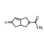 CAS#: 129222-17-9， 2-Acetyl-2,3,3A,4-Tetrahydrocyclopenta[c]Pyrrol-5(1H)-One