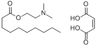 CAS#: 129320-09-8， 2-(Dimethylamino)ethyl decanoate maleate (1:1)