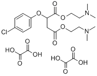 CAS#: 129320-22-5， Bis(2-(Dimethylamino)Ethyl) (4-Chlorophenoxy)Butanedioate Ethanedioate (1:2)