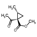 CAS#: 129433-04-1， Methyl (1R,2R)-1-Acetyl-2-Methylcyclopropanecarboxylate