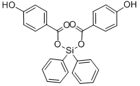 CAS 登录号：129459-90-1， 2-[(2-羧基-5-羟基苯基)-二(苯基)硅烷基]-4-羟基苯甲酸