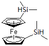 structure of CAS# 1295-15-4, 1,1'-Bis(Dimethylsilyl)Ferrocene;1,1′-Bis(Dimethylsilyl)Ferrocene 97%;1,1'-BIS(DIMETHYLSILYL)FERROCENE