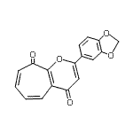 CAS#: 129527-18-0， 2-(1,3-Benzodioxol-5-Yl)Cyclohepta[b]Pyran-4,9-Dione