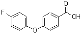 structure of CAS# 129623-61-6, 4-(4-Fluorophenoxy)Benzoic Acid;[21120-67-2];4-(4-FLUOROPHENOXY)BENZOICACID;659487_ALDRICH