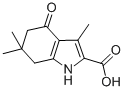 structure of CAS# 129689-88-9, 3,6,6-Trimethyl-4-Oxo-5,7-Dihydro-1H-Indole-2-Carboxylate;4-Keto-3,6,6-Trimethyl-5,7-Dihydro-1H-Indole-2-Carboxylate;Zinc03327262