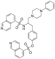 CAS#: 129695-80-3， [4-[2-(Isoquinolin-5-Ylsulfonylamino)-3-(4-Phenylpiperazin-1-Yl)Propyl]Phenyl] Isoquinoline-5-Sulfonate