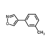 CAS#: 129746-47-0， 4-(3-Methylphenyl)-1,2-Oxazole