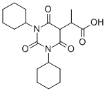 CAS#: 129750-87-4， 2-(1,3-Dicyclohexyl-2,4,6-Trioxo-1,3-Diazinan-5-Yl)Propanoic Acid