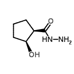 CAS#: 130023-71-1， (1R,2S)-2-Hydroxycyclopentanecarbohydrazide