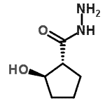 CAS#: 130023-72-2， (1R,2R)-2-Hydroxycyclopentanecarbohydrazide
