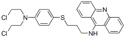 CAS#: 130031-49-1， N-[3-[4-[Bis(2-Chloroethyl)Amino]Phenyl]Sulfanylpropyl]Acridin-9-Amine