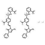 CAS#: 130032-94-9， Disodium 5-[(2-Carboxyphenyl)Sulfamoyl]-2-[(3-Methyl-5-Oxo-1-Phenyl-4H-Pyrazol-4-Yl)Azo]Benzoate