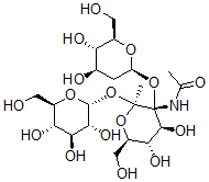 CAS#: 130051-18-2， N-[(2R,3R,4S,5S,6R)-3-[(2S,4R,5S,6R)-4,5-Dihydroxy-6-(Hydroxymethyl)Oxan-2-Yl]Oxy-4,5-Dihydroxy-6-(Hydroxymethyl)-2-Methyl-2-[(2R,3R,4S,5S,6R)-3,4,5-Trihydroxy-6-(Hydroxymethyl)Oxan-2-Yl]Oxyoxan-3-Yl]Acetamide