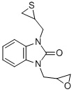 CAS 登录号：130100-08-2， 1-(环氧乙烷-2-基甲基)-3-(噻丙环-2-基甲基)苯并咪唑-2-酮