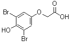 CAS 登录号：13012-94-7， (3,5-二溴-4-羟基苯氧基)乙酸
