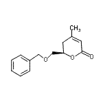 CAS#: 130129-10-1， (6R)-6-[(Benzyloxy)Methyl]-4-Methyl-5,6-Dihydro-2H-Pyran-2-One