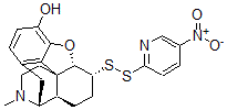 CAS#: 130178-43-7， 6-(5'-Nitro-2'-pyridyldithio)deoxydihydromorphine