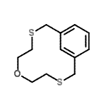 CAS#: 130184-19-9， 6-Oxa-3,9-Dithiabicyclo[9.3.1]Pentadeca-1(15),11,13-Triene
