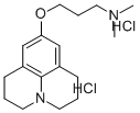 CAS#: 130260-20-7， N,N-Dimethyl-3-((2,3,6,7-Tetrahydro-1H,5H-Benzo(ij)Quinolizin-9-Yl)Oxy)-1-Propanamine Dihydrochloride