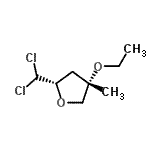 CAS#: 130307-80-1， 2,5-Anhydro-1,1-Dichloro-1,3-Dideoxy-4-O-Ethyl-4-C-Methyl-D-Threo-Pentitol