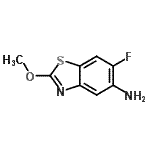 CAS#: 130309-91-0， 6-Fluoro-2-Methoxy-1,3-Benzothiazol-5-Amine